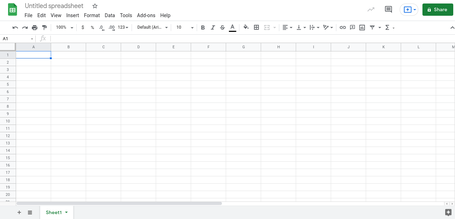 Google Sheets Spreadsheet xxl