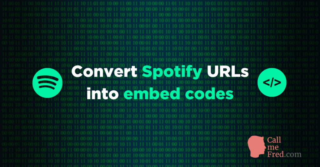 How to convert Spotify track URLs into Spotify track embed codes