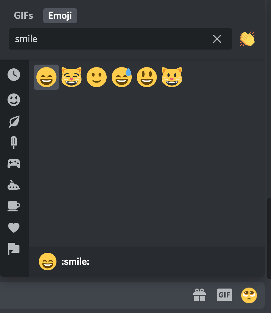 add emoji to discord screen