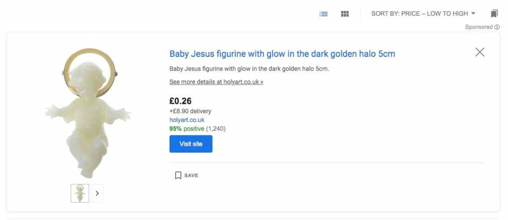 glow in the dark jesus figurine xxl