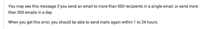 gmail limits