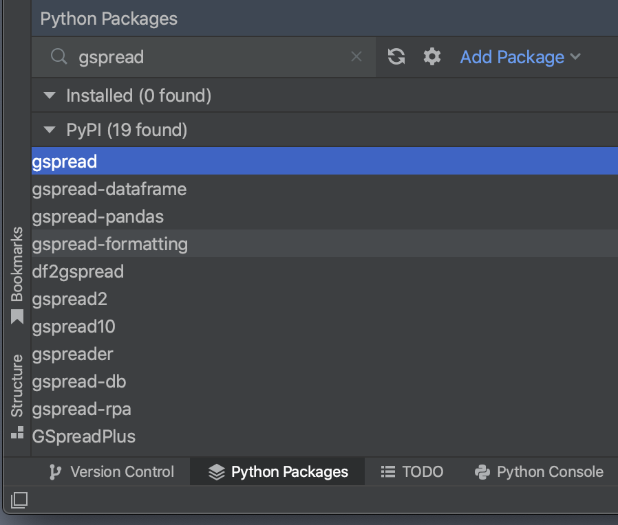 install Python packages in PyCharm