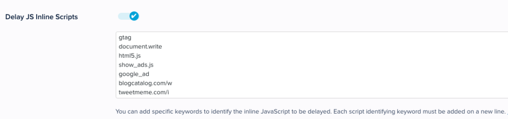 Delay inline JS Scripts - Breeze