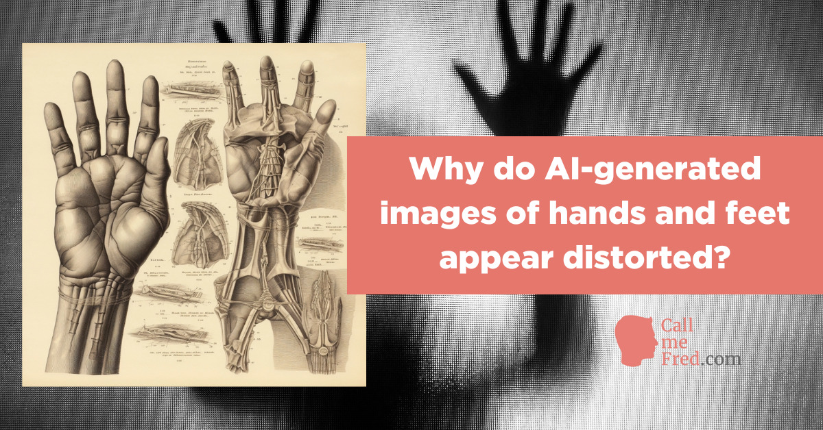 Why do AI generated images of hands and feet appear distorted