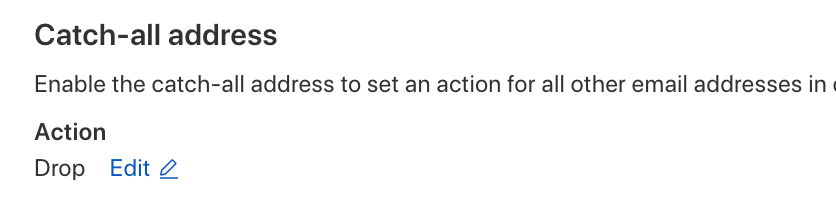 Cloudflare Catch All Email Option